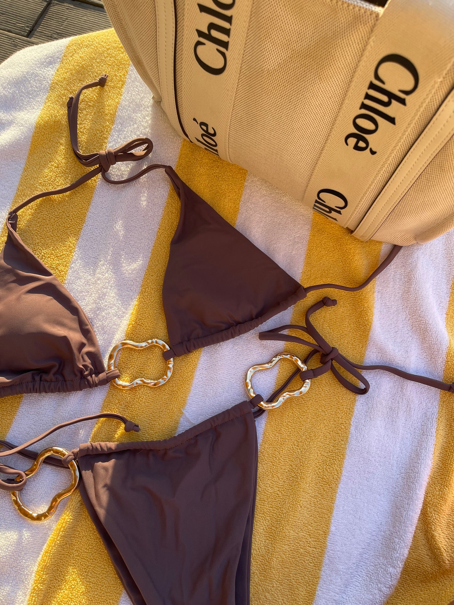 '𝐵𝓇𝑜𝑜𝓀𝑒' Bikini (Taupe)