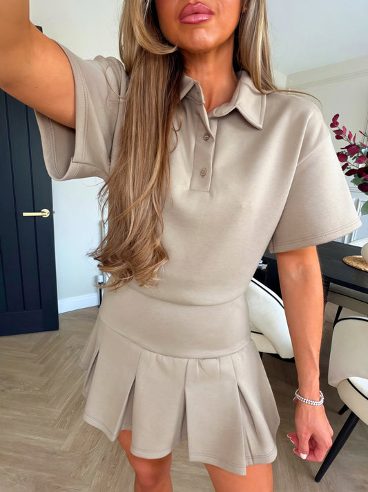 Polo Skirt Co Ord Set