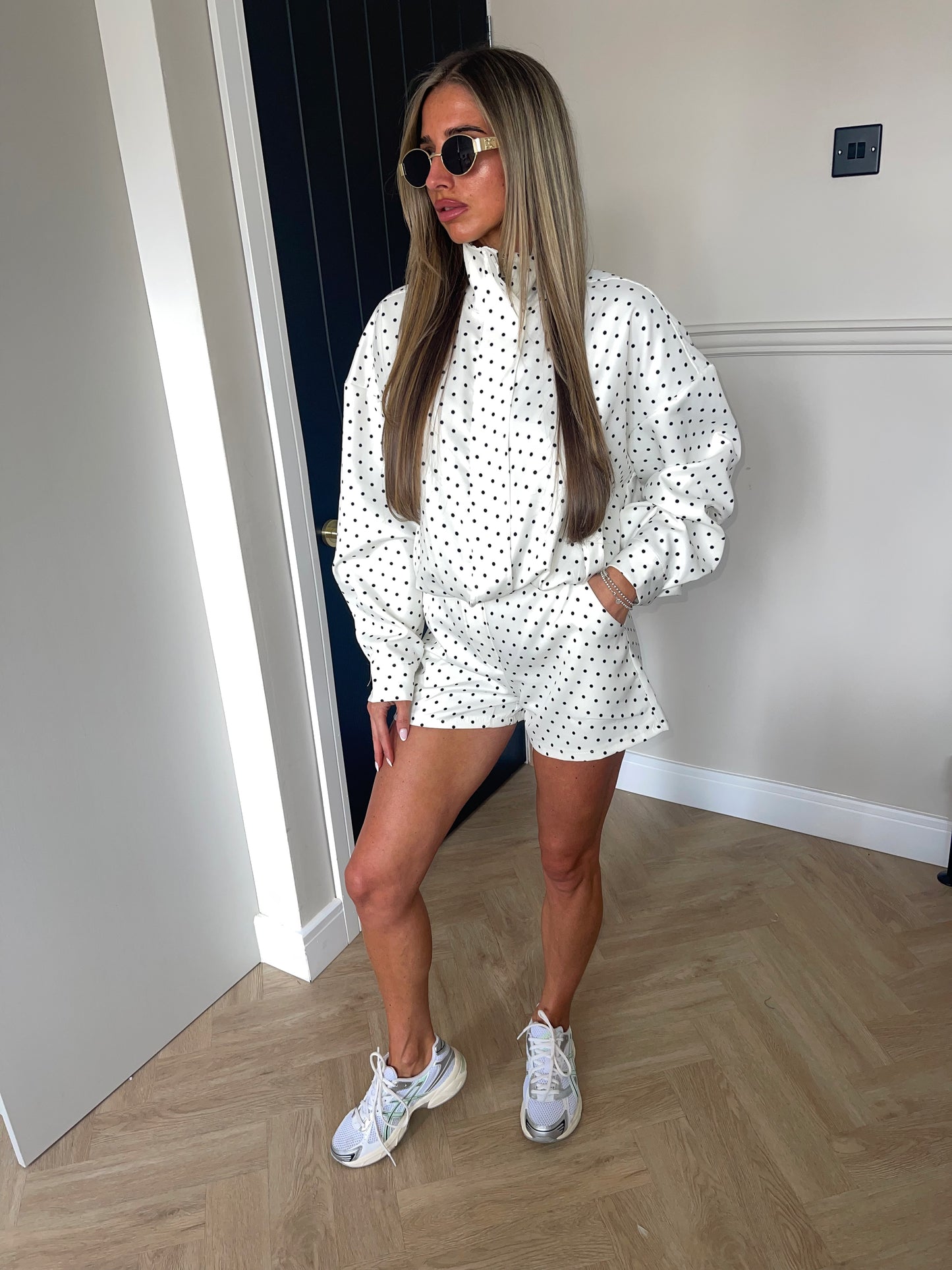 Polka Dot CO ORD (Cream)