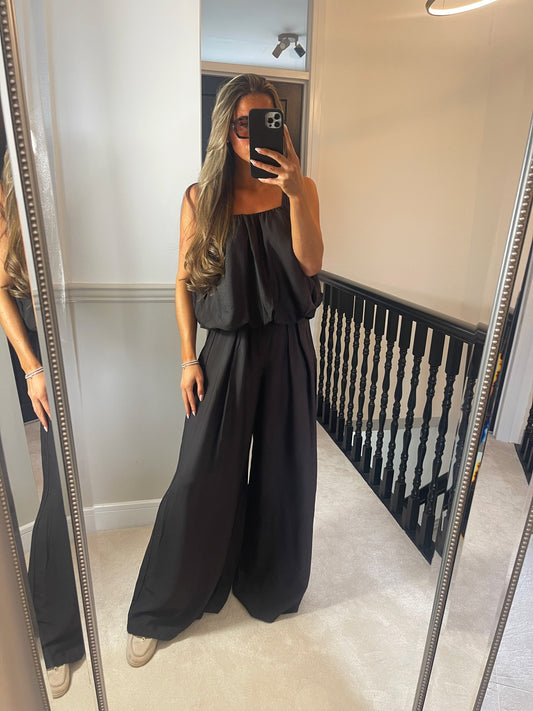 Brown trouser co ord set