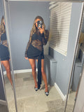 '𝐻𝒶𝓁𝓁𝒾𝑒' Lace dress (Black)