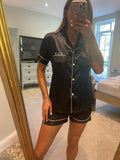 𝒫𝑒𝓇𝓈𝑜𝓃𝒶𝓁𝒾𝓈𝑒𝒹 PJ’s (Short set) Black